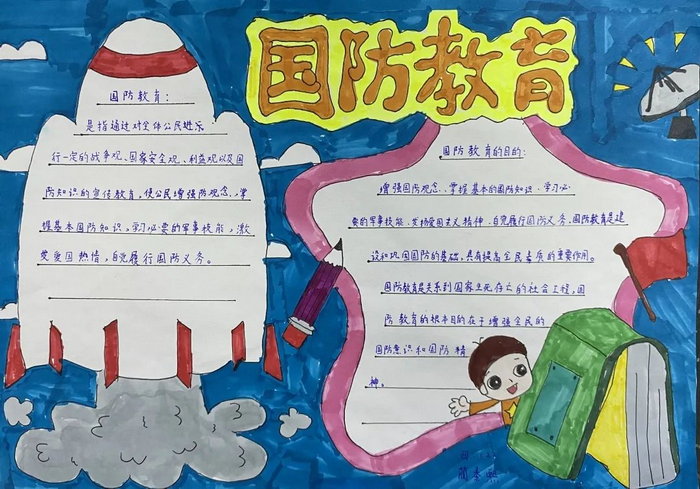 国防教育手抄报内容简单，国防教育的意义与普及方式，国防教育手抄报内容简述，意义、普及方式及简单内容介绍
