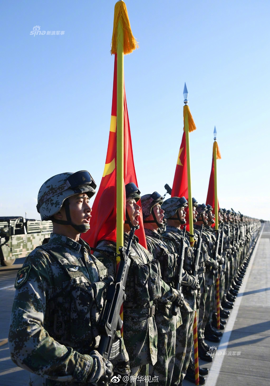 阅兵图片2017中国，荣耀的瞬间，国家的力量，荣耀瞬间，中国力量展现阅兵风采 2017图片回顾