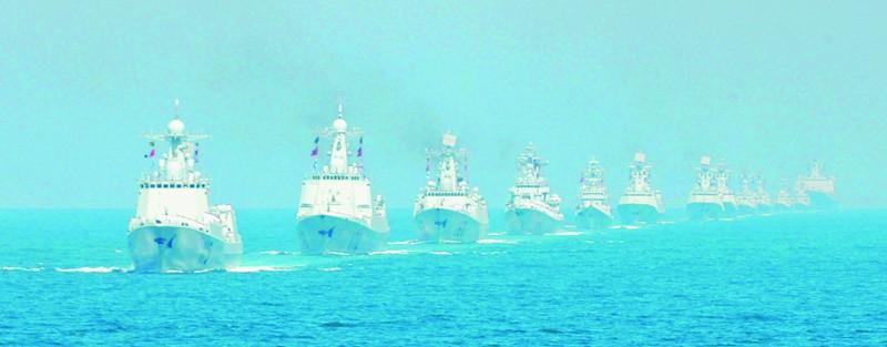 人民海军阅兵仪式，展现中国力量的壮丽画卷，人民海军阅兵仪式，中国力量的海上壮丽画卷