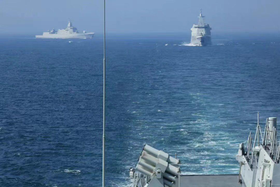 揭秘中国海军新锐力量，055型驱逐舰103号，揭秘中国海军新锐力量，055型驱逐舰103号亮相揭秘