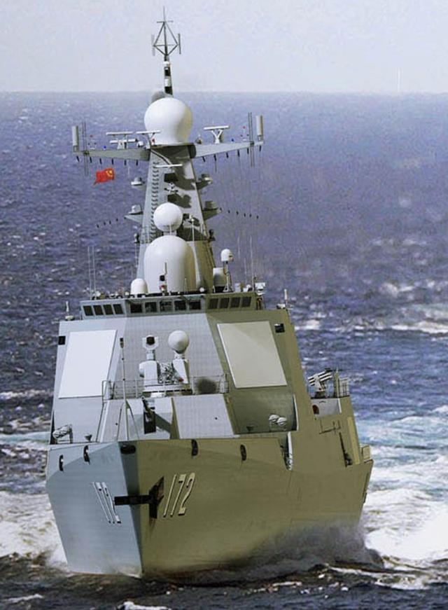 中国海军172号驱逐舰的真实写照，力量与荣耀的象征，中国海军172号驱逐舰，力量与荣耀的典范