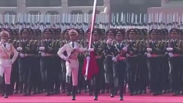 国庆大阅兵视频片段，展现国家力量与荣耀，国庆大阅兵展现国家力量与荣耀瞬间回顾视频片段