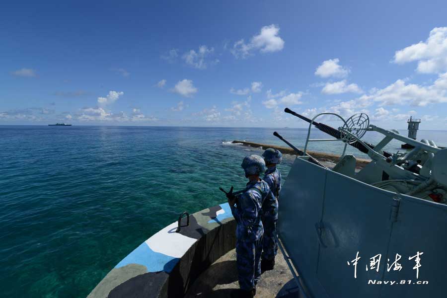 南海最新军事动态新浪观察，南海军事动态最新观察，新浪视角下的军事进展