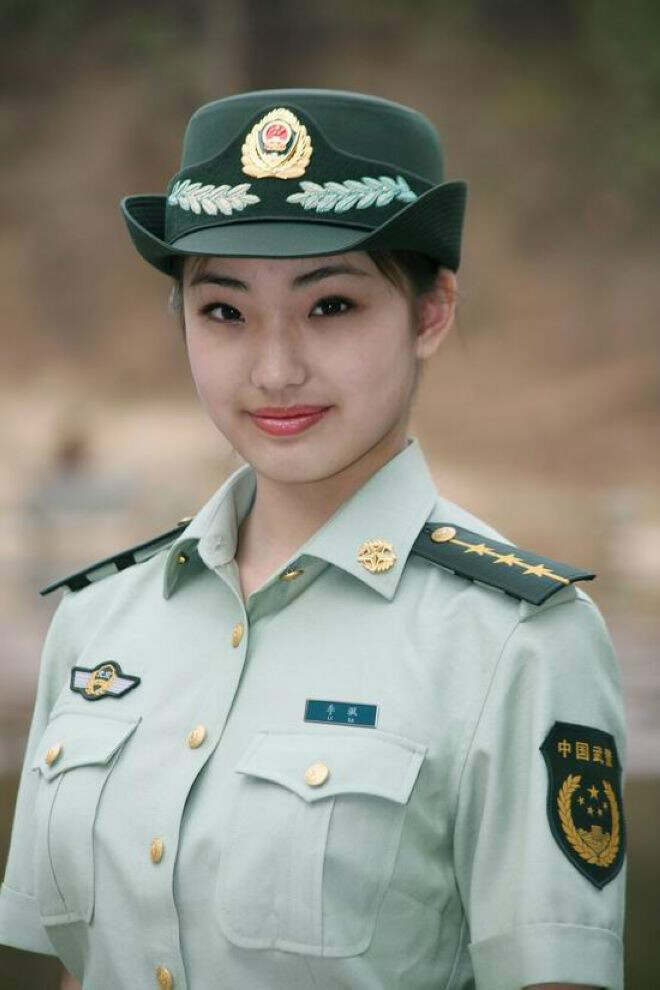 中国女兵风采