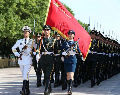 三军仪仗队图片霸气卡通动漫，荣耀与力量的象征，三军仪仗队图片霸气卡通动漫，荣耀与力量的视觉盛宴