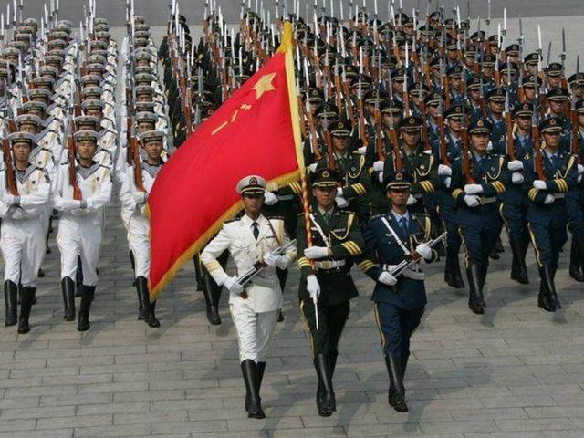 解放军三军仪仗队，荣耀与责任的象征，解放军三军仪仗队，荣耀与责任的象征