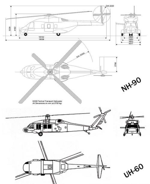 NH90直升机机舱尺寸详解，NH90直升机机舱尺寸全面解析