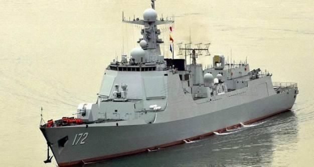探索中国海军的骄傲，172号驱逐舰图片，中国海军骄傲，揭秘172号驱逐舰图片风采