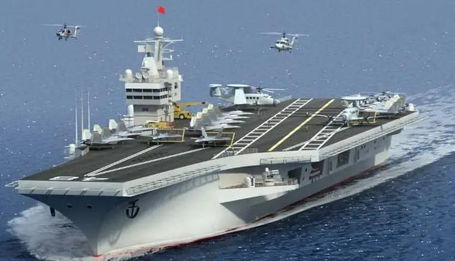 福建舰，常规动力下的壮丽巨舰，福建舰，常规动力下的巨舰风采